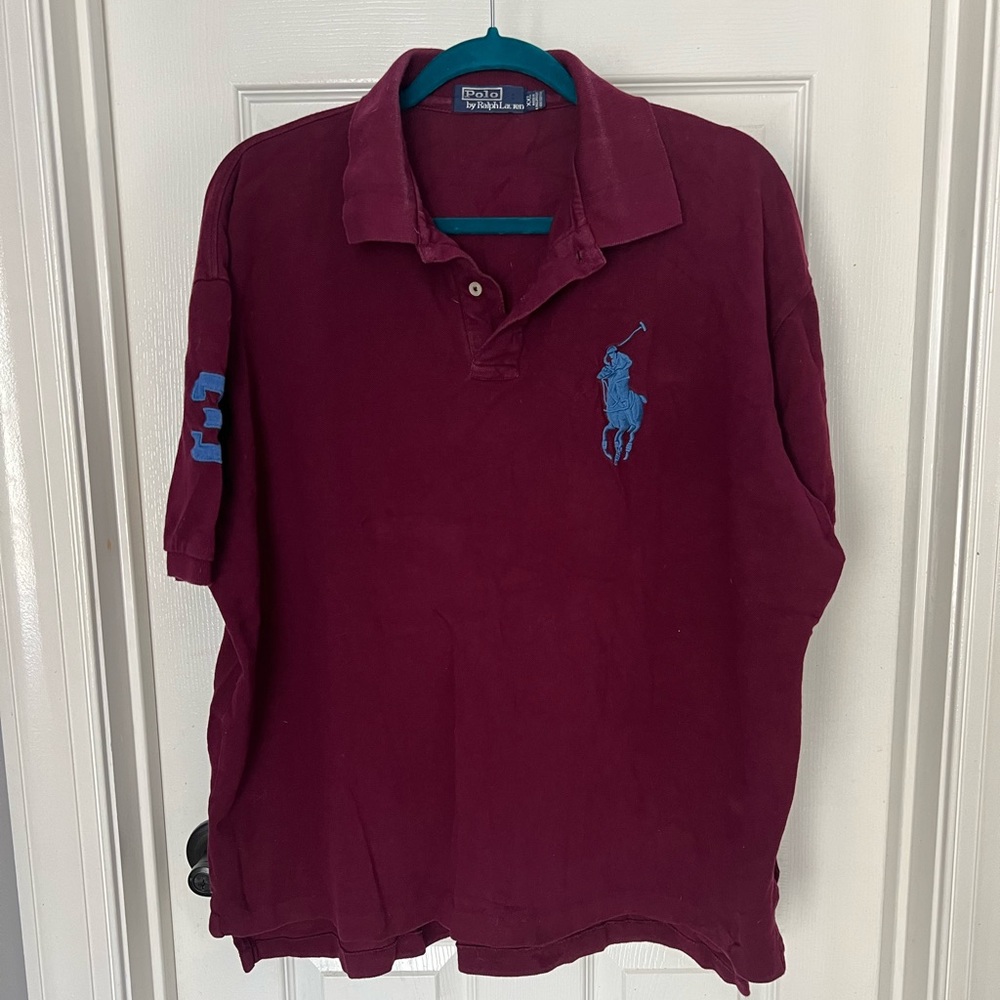 Polo Ralph Lauren Custom Slim Fit Big Pony Polo Shirt